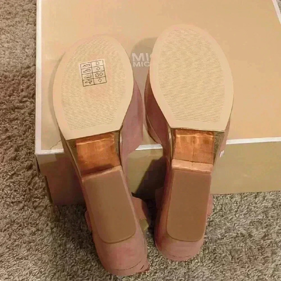 Michael Michael Kors Pink Wedge Sandals, Size 10 - Picture 6 of 7